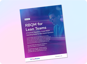 Graphic RBQM for Lean Teams